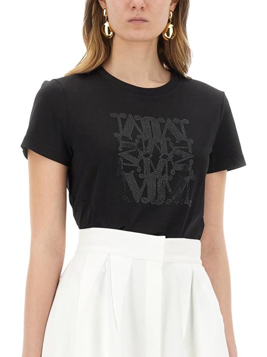 25SS 막스마라 반팔 티셔츠 2511941042600 056016 BLACK - MAX MARA