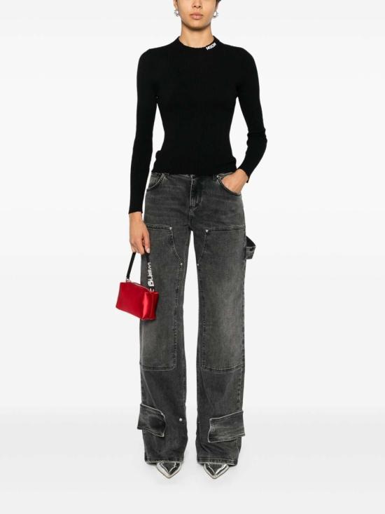 24FW 엠에스지엠 탑 3741MDM19924778399C Black - MSGM