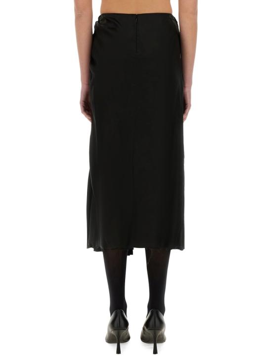 26FW 발렌시아가 드레이프 스커트 831248 TSO911000 BLACK - BALENCIAGA