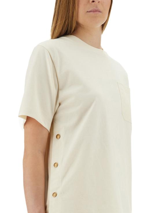25SS 몽클레어 코튼 티셔츠 포켓 8C00020 89A4U050 IVORY - MONCLER