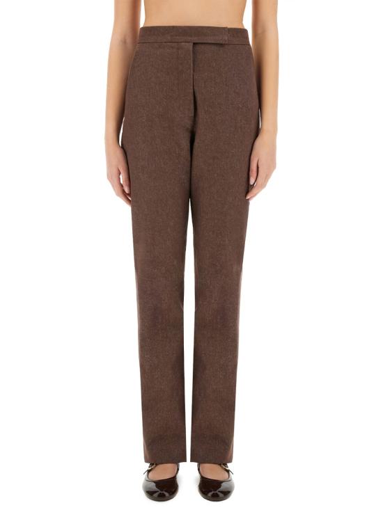 25SS 막스마라 스트레이트 팬츠 2511131013600 742002 BROWN