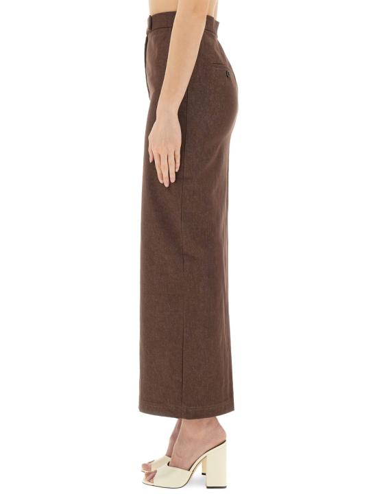25SS 막스마라 미디 스커트 2511101013600 742002 BROWN - MAX MARA
