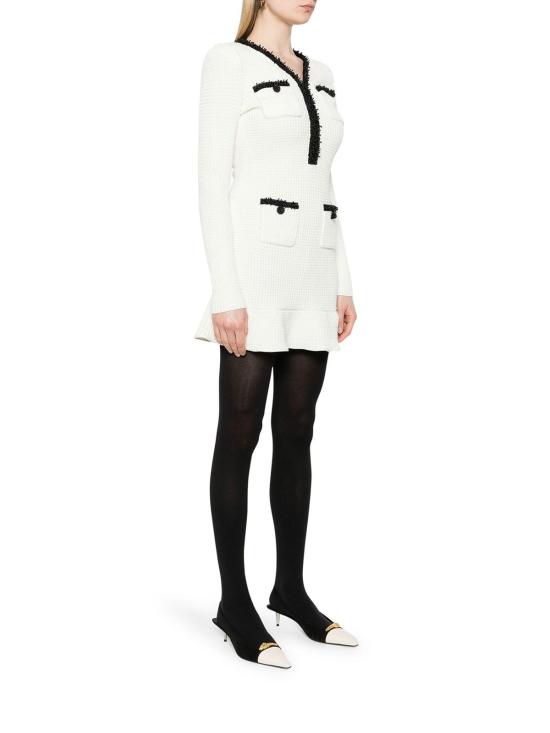 26SS 셀프 포트레이트 미디 원피스 RS25087SW White - SELF PORTRAIT