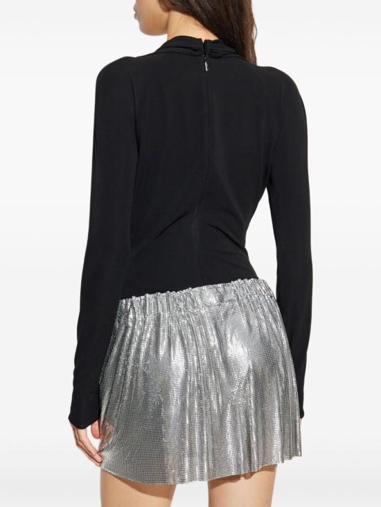 25FW 베르사체 바디수트 티셔츠 10210181A14475 1B000 Black - VERSACE