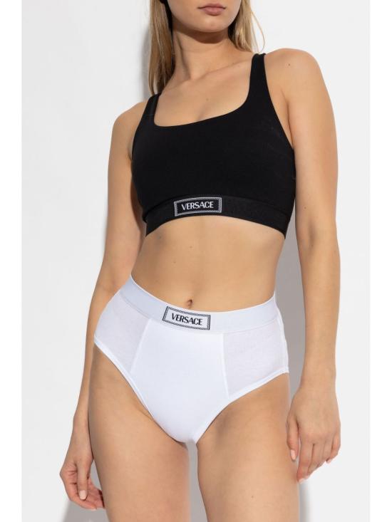 25FW 베르사체 긴팔 티셔츠 10158801A12037 1B000 Black - VERSACE