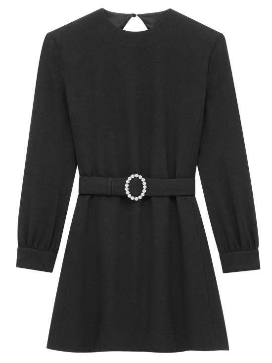 25FW 생로랑 미디 원피스 819619Y012W 1000