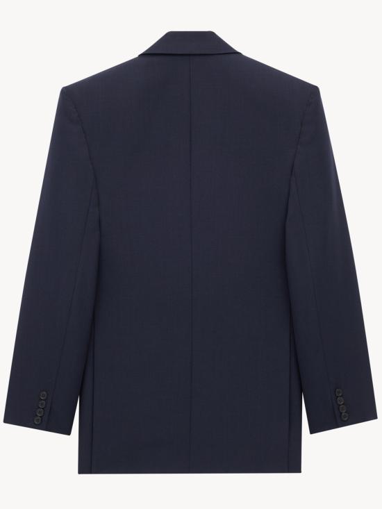 25FW 생로랑 수트 자켓 835102Y5K32 4140 Blue - SAINT LAURENT