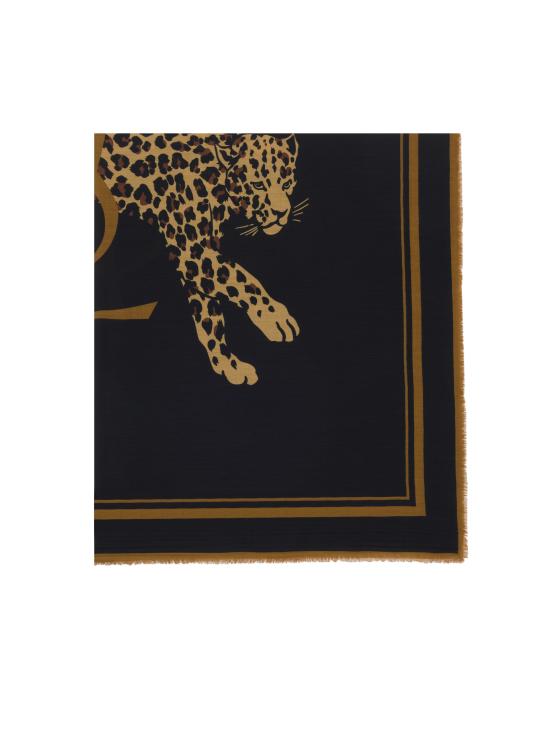 25FW 생로랑 머플러/스카프 8421703Y200 1079 Black - SAINT LAURENT