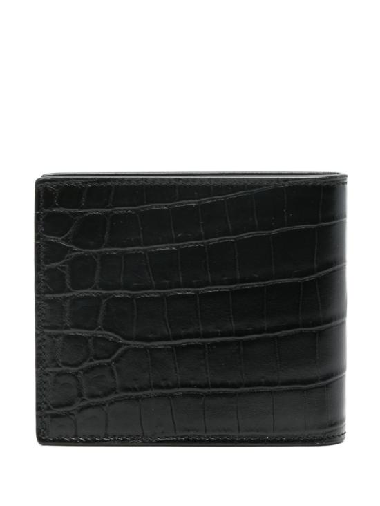 25FW 생로랑 타이니 모노그램 반지갑 607727 DZEDW1000 Black - SAINT LAURENT