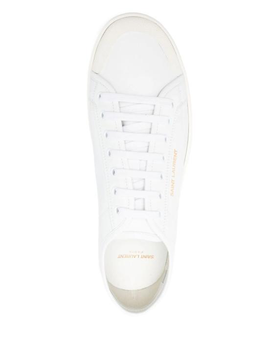 25FW 생로랑 GYM 짐 스무스 레더 스니커즈 820087 00N009030 White - SAINT LAURENT