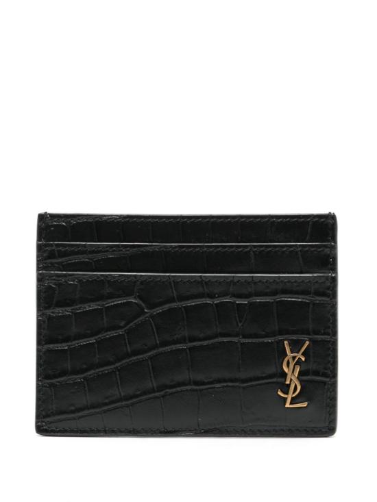 25FW 생로랑 남성지갑 607603 DZE0W1000 Black - SAINT LAURENT