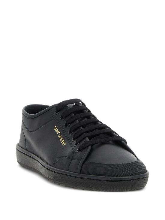 25FW 생로랑 GYM 짐 스무스 레더 스니커즈 820087 00N001000 Black - SAINT LAURENT