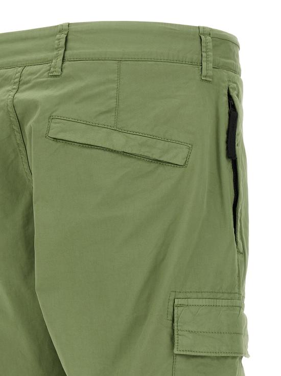 25FW 스톤 아일랜드 수피마 코튼 카고팬츠 K2S153100032S0010V0055 Green - STONE ISLAND