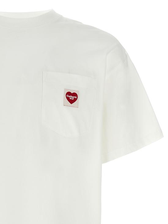 26SS 칼하트 WIP 반팔 티셔츠 I0321281WZXX White - CARHARTT WIP