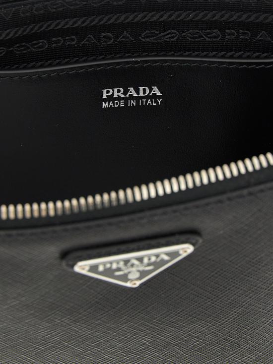 25FW 프라다 클러치/파우치 2NH024PN9F0002 Black - PRADA