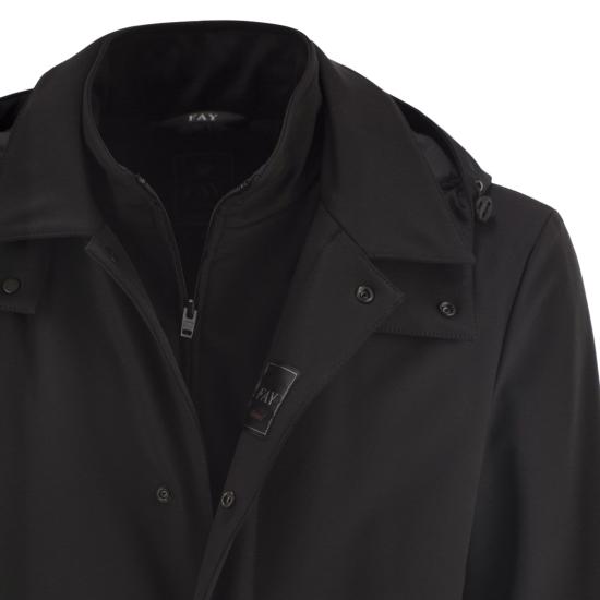 25FW 페이 코트 NAM6151037JXRF BLACK - FAY