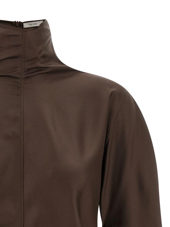 25FW 더로우 블라우스 10206W4178TAU Brown - THE ROW