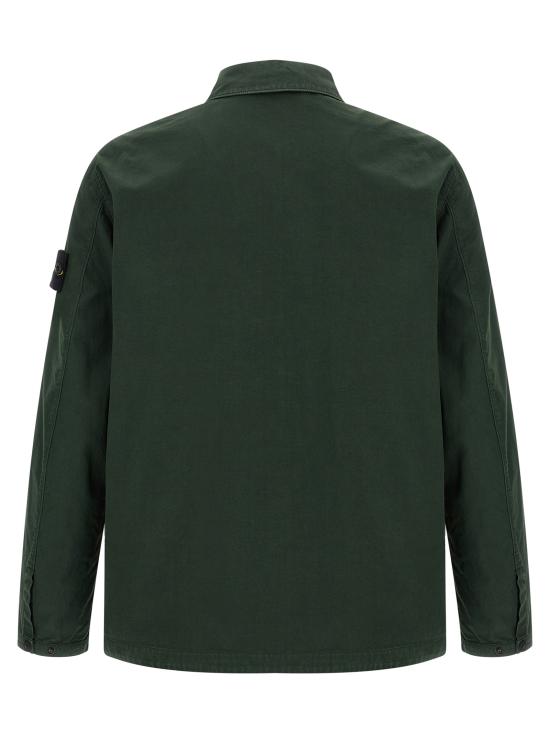 25FW 스톤 아일랜드 긴팔 셔츠 K2S151200004S0179V005E Green - STONE ISLAND