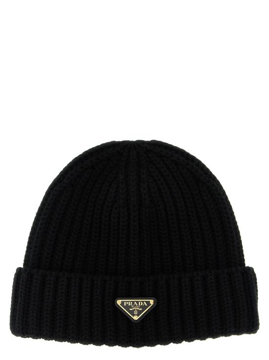 26FW 프라다 울 비니 울 비니 1HC3902DZLF0002 Black