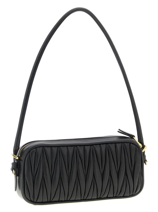 26SS 미우미우 마테라쎄 나파 가죽 파우치 5NE024AFPPF0002 Black - MIU MIU