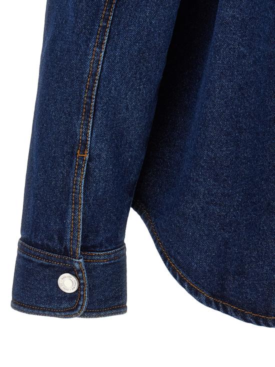 25FW 아미 긴팔 셔츠 UJK788DE0104402 Blue - AMI