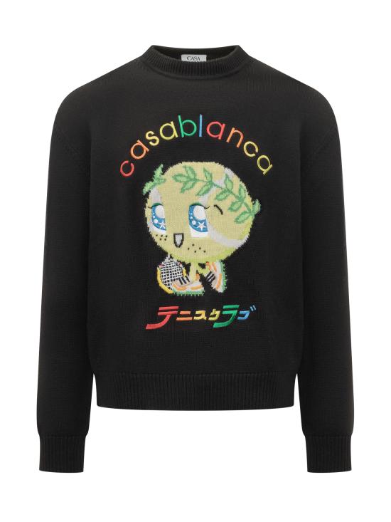 25FW 카사블랑카 스웨터 MAW25KW109901 KAWAII TENNIS