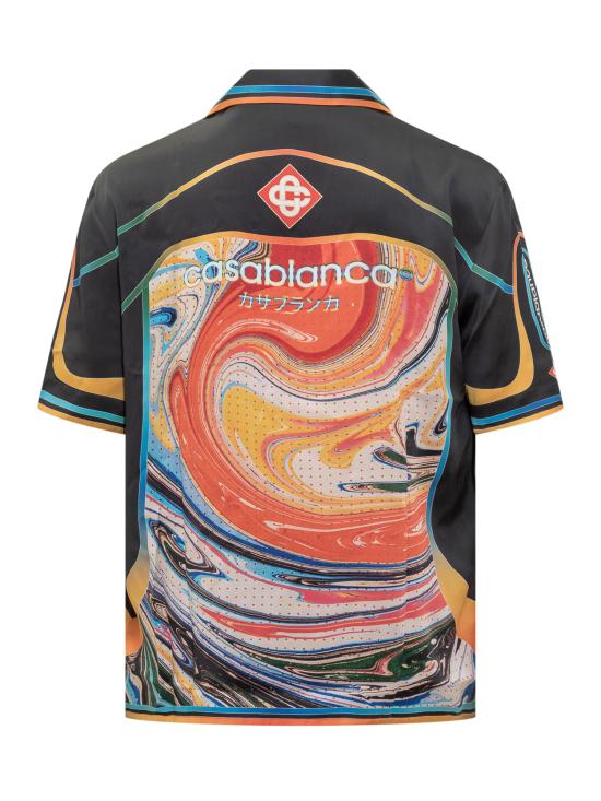 25FW 카사블랑카 긴팔 셔츠 MAW25SH00302 MARBLE - CASABLANCA