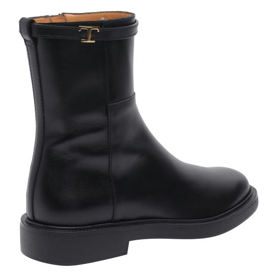 25FW 토즈 카프스킨 앵클 부츠 XXW20L0JR50 GOCB999 Black - TODS