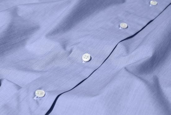 25FW SALON C. LUNDMAN 셔츠 더블 칼라  - 람세스 코튼 필라필 CL504 블루 - OTHER BRANDS