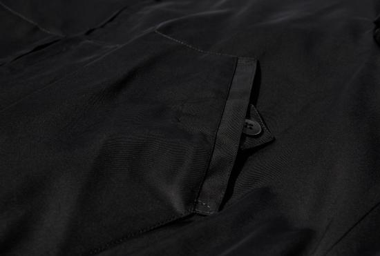 25FW SALON C. LUNDMAN 자켓 조각 나일론 봄버 - 재활용 나일론 및 코튼 CL207 블랙 - OTHER BRANDS