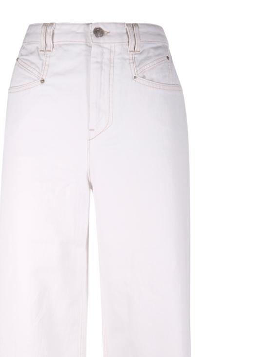 25FW 이자벨마랑에뚜왈 데님 팬츠 24PPA0052FA B1H06I 20WH WHITE - ISABEL MARANT ETOILE