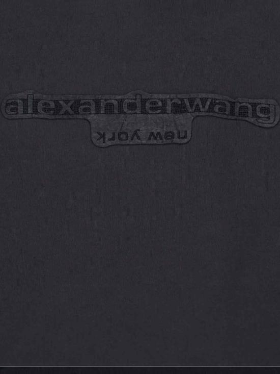 25FW 알렉산더 왕 반팔 티셔츠 1CC4251159 229 Black - ALEXANDER WANG