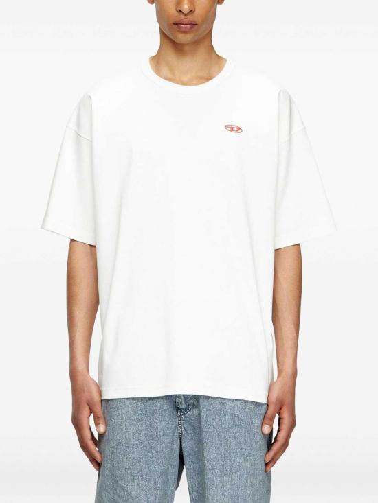 25FW 디젤 반팔 티셔츠 A185350AIJU141 White - DIESEL