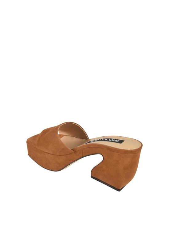 25SS 세르지오로시 샌들 B12100MCAZ012517110 Brown - SERGIO ROSSI