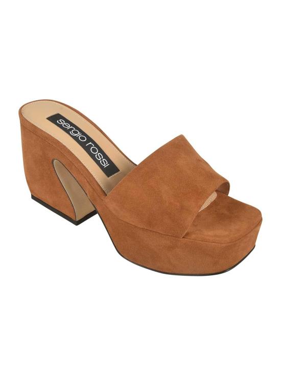 25SS 세르지오로시 샌들 B12100MCAZ012517110 Brown - SERGIO ROSSI