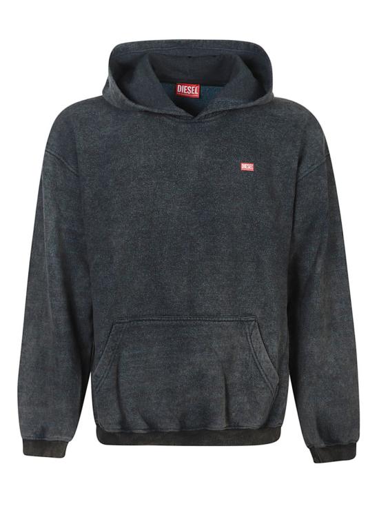 25FW 디젤 S-KAI 후드 티셔츠 A18650 0AGBZ Black