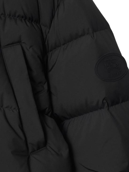 25FW 버버리 후드 푸퍼 자켓 8110360 A1189 Black - BURBERRY