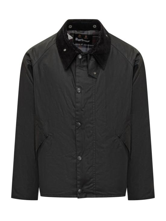 25FW 바버 TRANSPORT 트랜스포트 왁스 재킷 MWX1678MWX BK91 Black