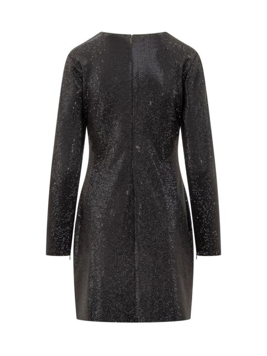 25FW 마이클 코어스 미디 원피스 MF5839ID6E 001 Black - MICHAEL KORS