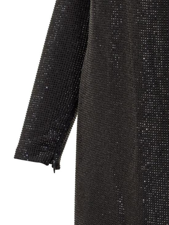 25FW 마이클 코어스 미디 원피스 MF5839ID6E 001 Black - MICHAEL KORS