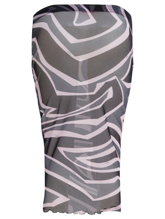 25FW 푸찌 미디 스커트 5UJV105U749047 Black - PUCCI