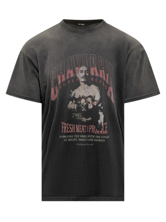 25FW 윌리 차바리아 반팔 티셔츠 WCJSY0141 001 Black