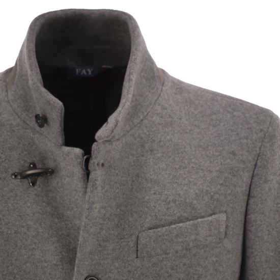 25FW 페이 코트 NAM1951007JXLQ GREY - FAY