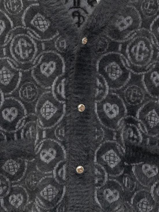 25FW 카사블랑카 가디건 MAW25KW109401 GREY - CASABLANCA