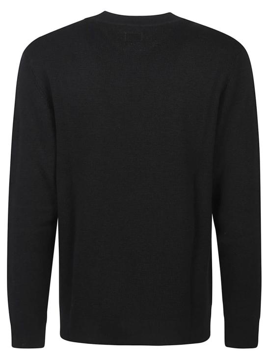 25FW 씨피 컴퍼니 스웨터 19CMKN200A 006595A Black - C.P. COMPANY