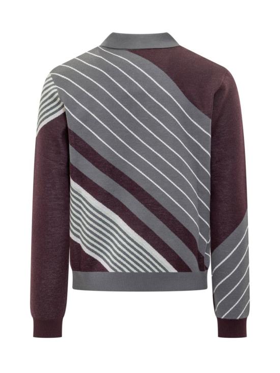 25FW 카사블랑카 긴팔 셔츠 MAW25KW110301 AUBERGINE PURPLE - CASABLANCA