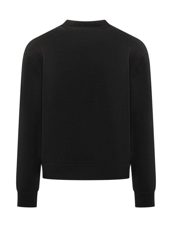 25FW 카사블랑카 스웨터 MAW25KW109901 KAWAII TENNIS Black - CASABLANCA