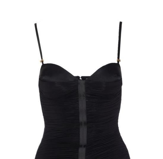 25FW 엘리자베타프랜치 미디 원피스 AB81556E2110 Black - ELISABETTA FRANCHI