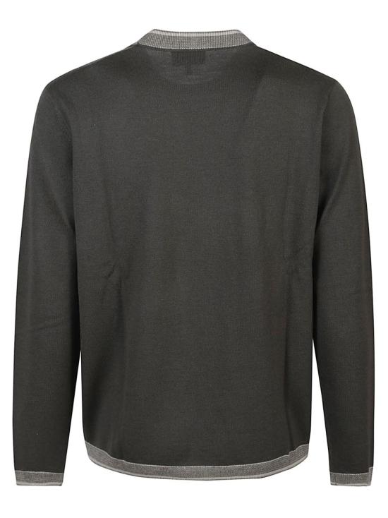 25FW 엠포리오 아르마니 스웨터 EM003387 AF14697 Black - EMPORIO ARMANI