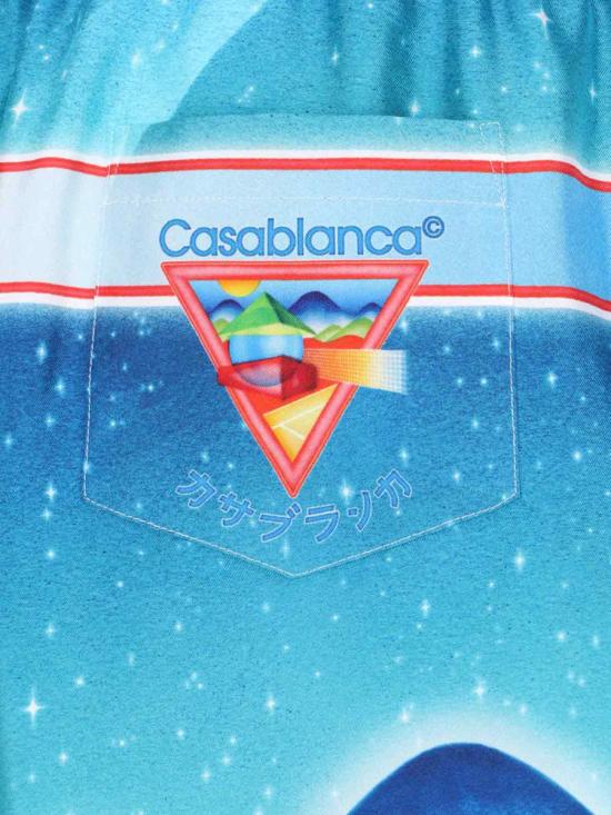 25FW 카사블랑카 숏팬츠 MPF25 TR 012 07GALAXY COURT MULTICOLOUR - CASABLANCA